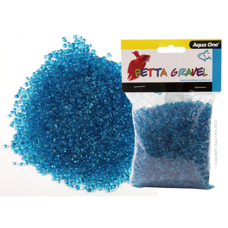 Aqua One Gravel - Betta Glass Blue 350g