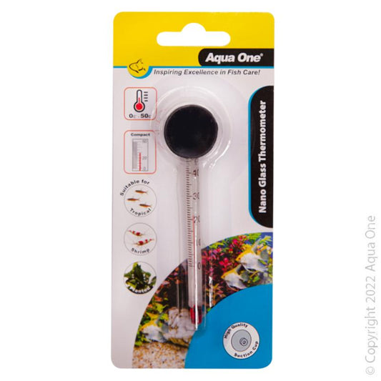 Aqua One Glass Nano Thermometer