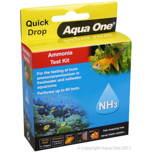 Aqua One QuickDrop Test Kit - Ammonia